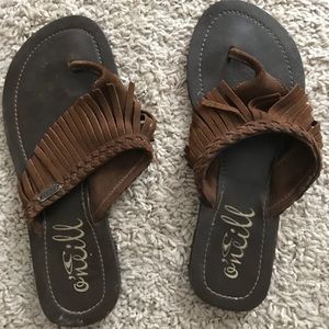 O’Neill Woman’s moccasin sandals
